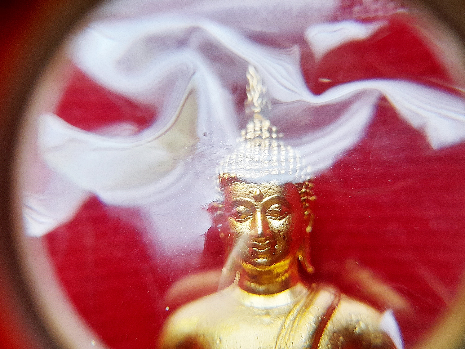 รูปหล่อ หลวงพ่อหายโศก(พระหายโศก) (ขนาดบูชา หน้าตัก1นิ้ว) เนื้อทองเหลืองปัดเงา ปี2561