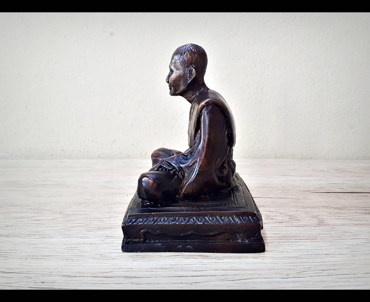 รูปหล่อ หลวงปู่ศุข วัดปากคลองมะข่ามเฒ่า ชัยนาท (หน้าตัก3นิ้ว ฐาน4นิ้ว สูง4นิ้ว) เนื้อทองเหลืองโลหะ ปี2561 #รับประกันแท้