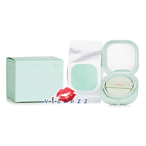 (#21N ตลับ + คุชชั่น 15g + รีฟิลคุชชั่น 15g) Laneige Neo Cushion Matte คุชชั่นลาเนจเนื้อแมทท์ บางเบา สบายผิว ไม่ติดมาส์ก ปกปิดดีเยี่ยมแม้รอยคล้ำใต้ดวงตา ให้ลุคผิวสวยตลอดทั้งวัน