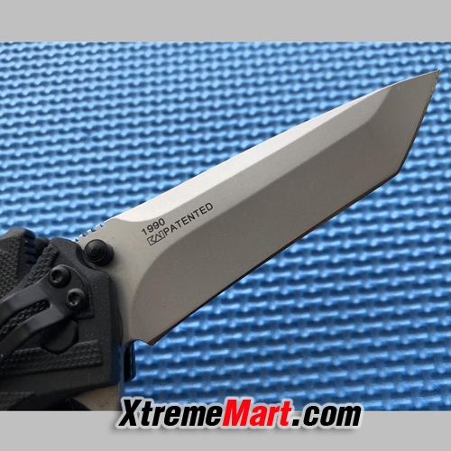 มีดพับ Kershaw 1990 Stainless Steel Survival Folding Knife (ใบเงิน ด้ามดำ)