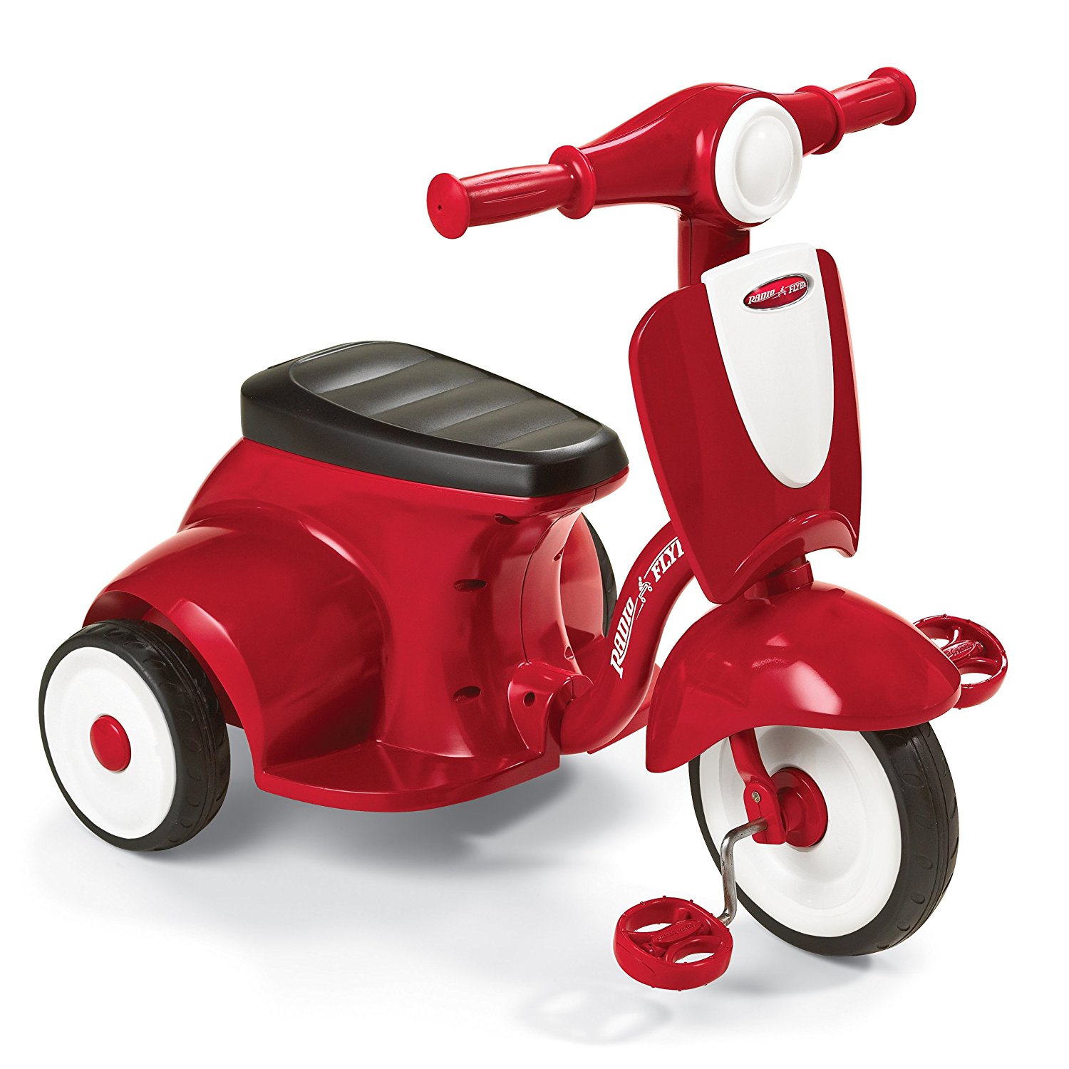 รถจักรยานสามล้อทรงเวสป้า Radio Flyer Classic Lights & Sounds Trike (Red)