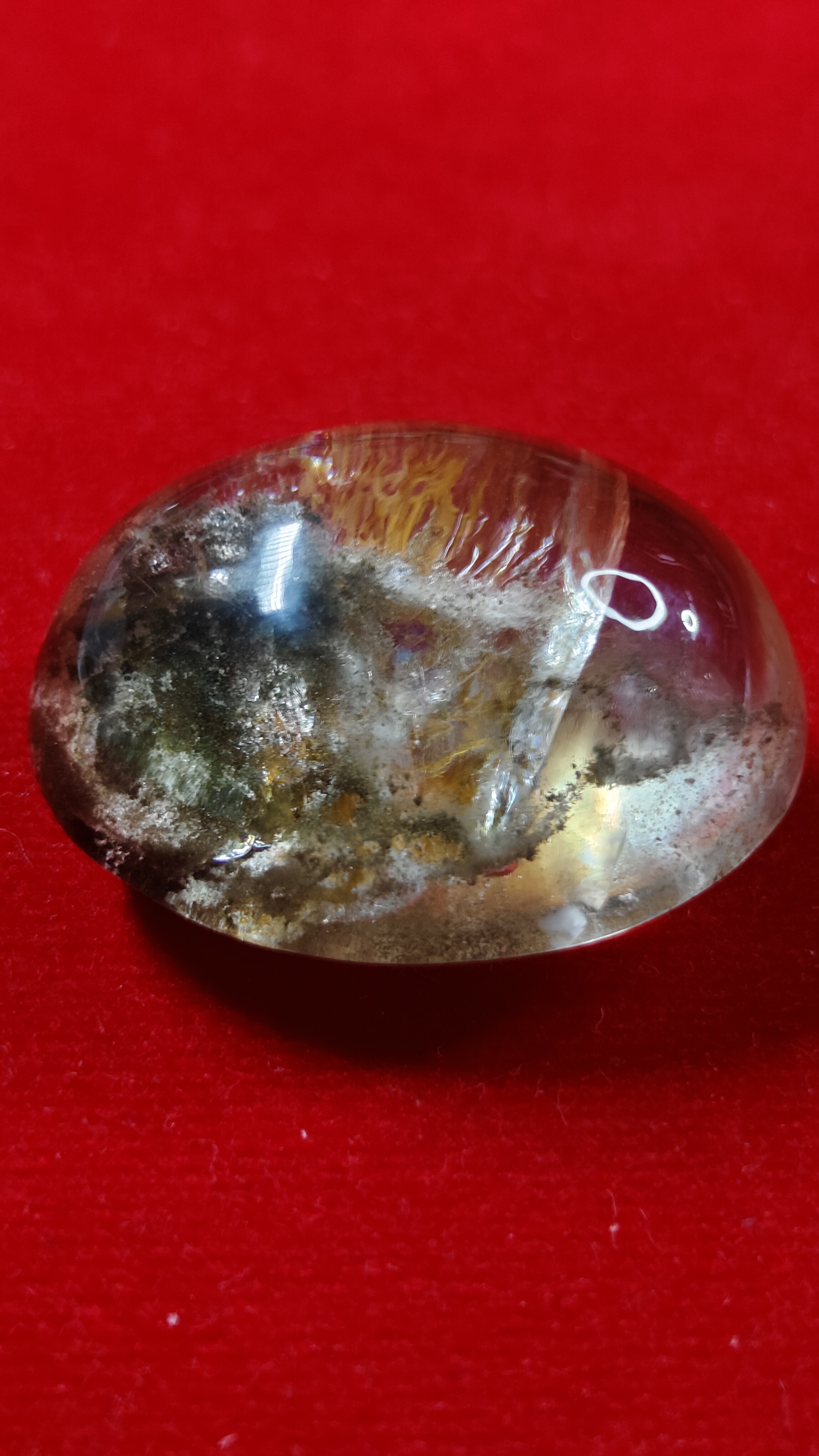 #แก้วโป่งข่าม(แก้วปวกกาบเงินกาบทองประกายรุ้ง)รหัสg-0039