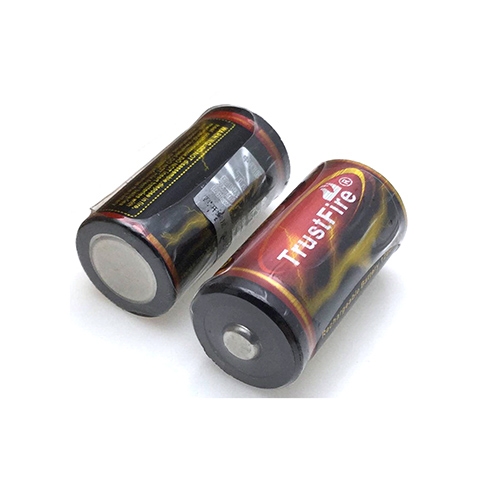 แบตเตอรี่ TrustFire 18350 3.7V 1200mAh Rechargeable No Protected Batteries