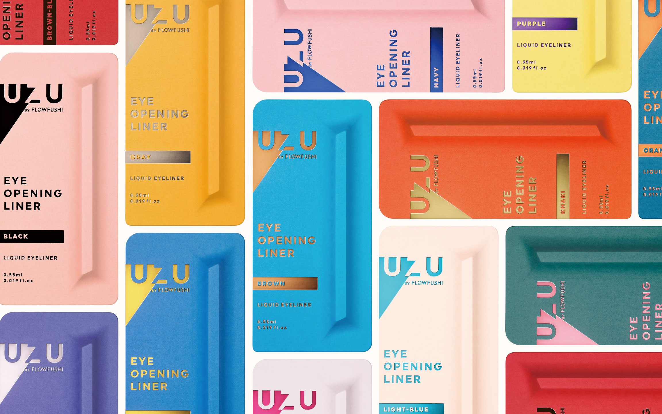 Uzu Eye Opening Liner #Black ใหม่ล่าสุดจาก Flow Fushi เทคโนโลยีใหม่แบบ WP Film เป็นเนื้อฟิล์มที่เกาะแน่น กันน้ำ แต่ล้างออกได้ด้วยน้ำอุ่น และขนแปรงพิถีพิถันที่นุ่มสุดๆ จาก Yamato Takumi