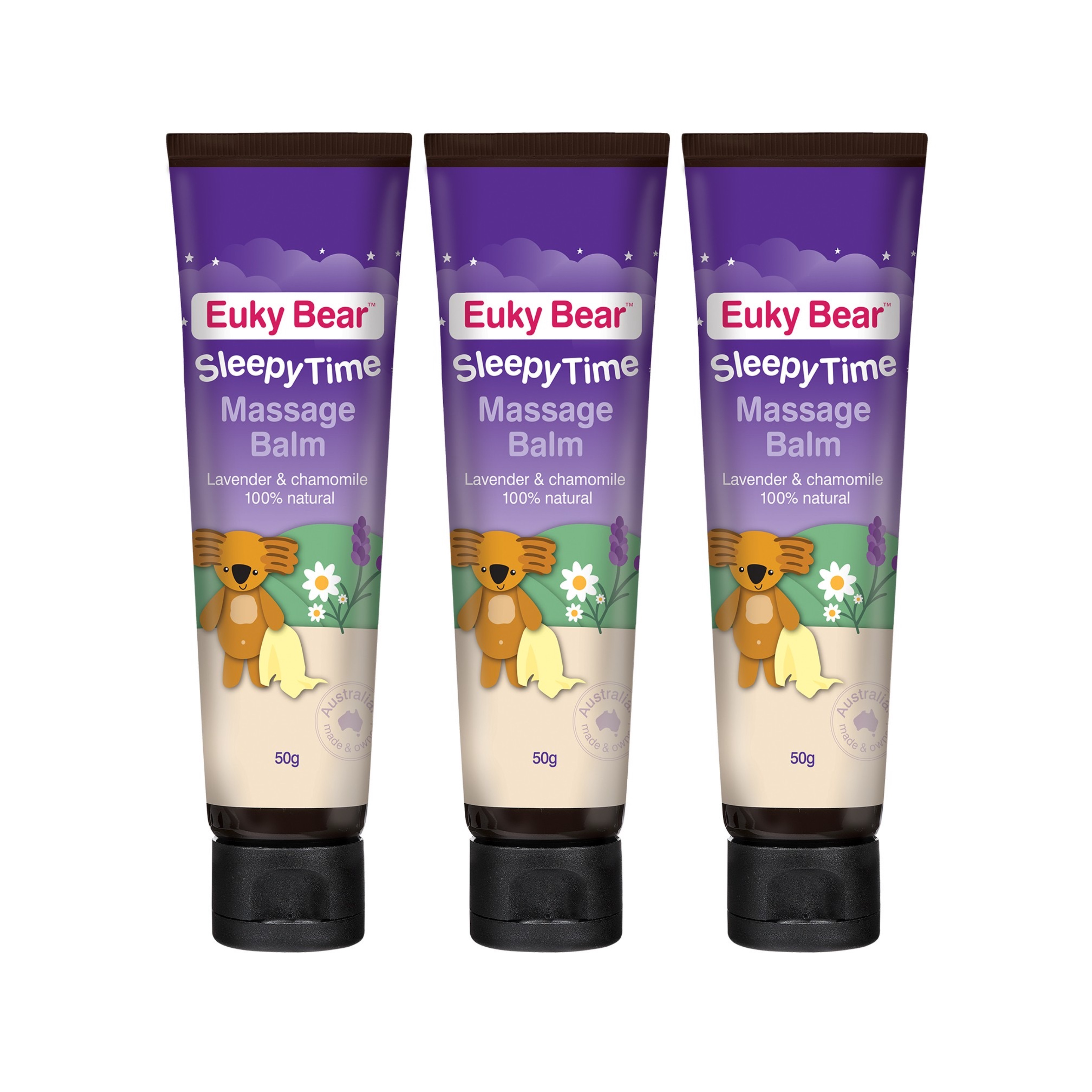 บาล์มเสริมการนอนหลับสำหรับเด็ก Euky Bear Sleepy Time Massage Balm