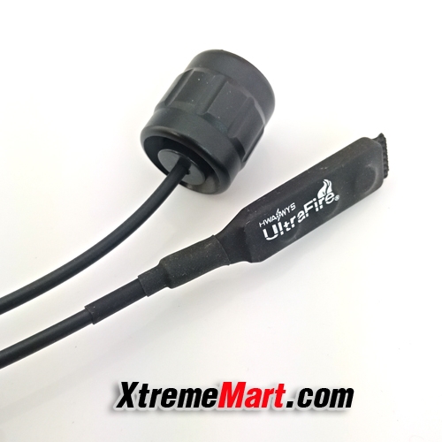สวิทช์รีโมท Pressure Switch for Ultrafire 501B Flashlight - Black (50cm)