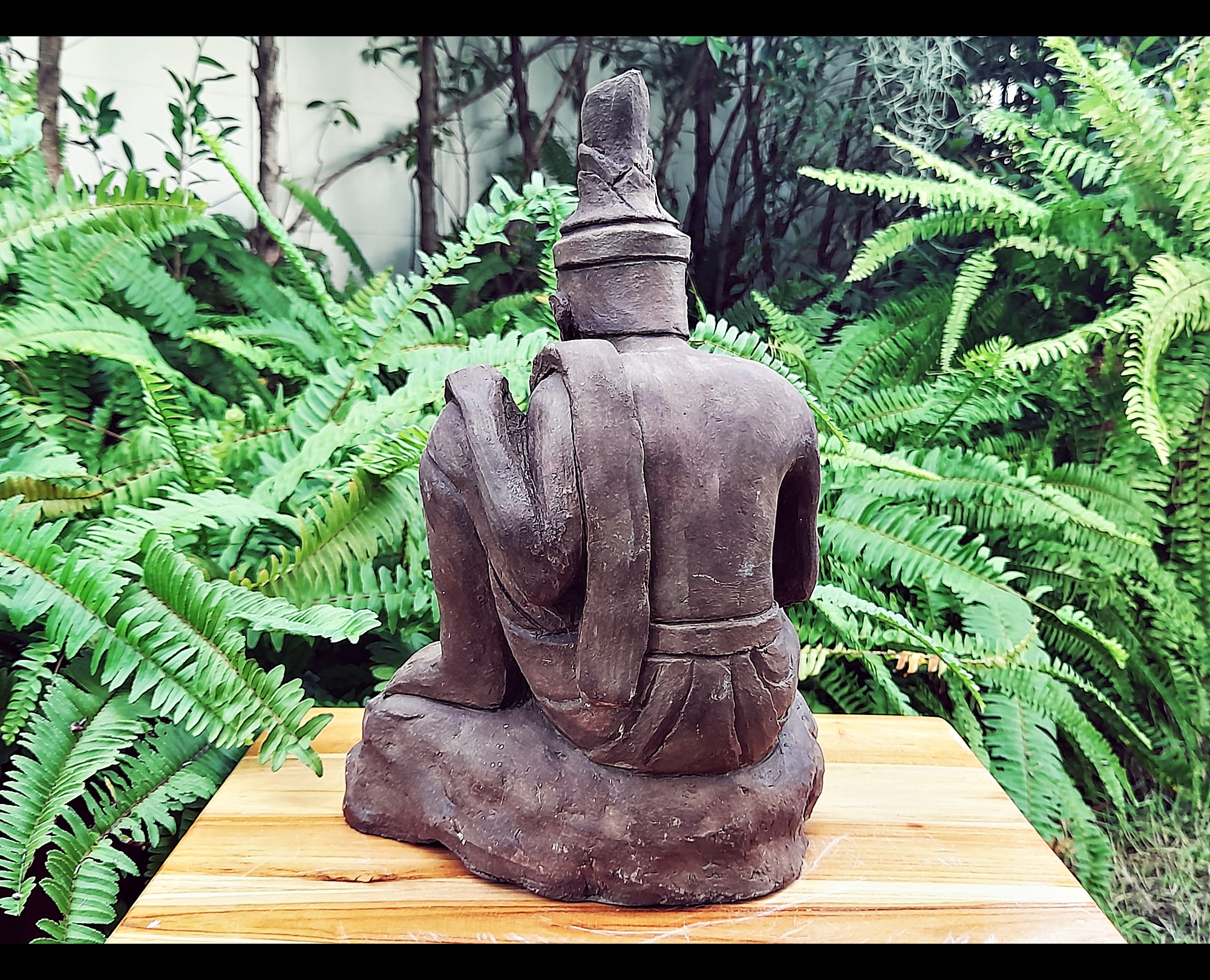 รูปปั้น พ่อปู่ฤาษี นารอท (พ่อแก่) รุ่น2 #รุ่นสุดท้าย พิธีโชคดี เนื้อดินผสมว่าน (ปั้นมือ แบบโบราณ ฐาน7นิ้ว สูง10นิ้ว) จารยันต์ ฐานบรรจุแผ่นยันต์เงิน (จัดสร้าง200ตน) ปี2564 #รับประกันแท้และทัน