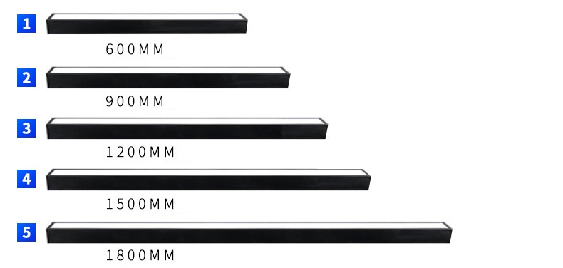 โคมไฟห้อยเพดาน แบบยาว โคมไฟอาคารสำนักงานสไตล์โมเดิร์น led [Model: MY035]