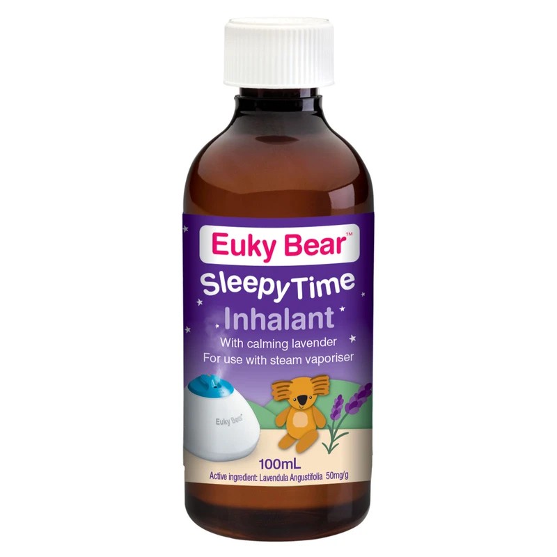 น้ำยารีฟิลเสริมการนอนหลับ Euky Bear Sleepy Time Inhalant (100mL)