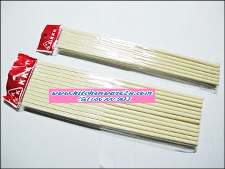 P08400 ตะเกียบพลาสติก 6 คู่ TP-127 ราคาส่งต่อ 40 โหล: 480 แพค:เฉลี่ย 8.75 บต่อแพค (ขายส่งยกมัด ยกลัง)
