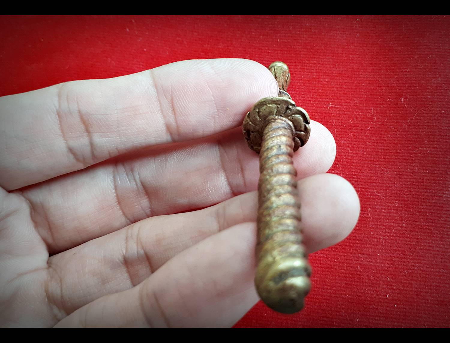 จตุราวุธ (อาวุธของ ท้าวมหาราชทั้งสี่ พลอง กระบอง พระขรรค์ จักร รวมอยู่ในเล่มเดียว) (เข้าพิธีปลุกเสก ยันต์เกราะเพรช เสาร์5 วัดท่าขนุน ปี2562) #รับประกันแท้