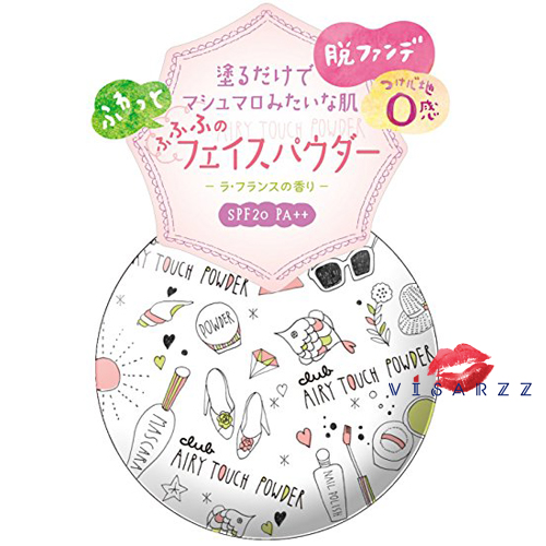 (ตลับขาว เพิ่มความเนียน เหมาะกับทุกเฉดผิว) Club Airy Touch Powder 21g #01 Fluffy Matt Type (Natural Beige) แป้งผสมรองพื้นเนื้อดีให้ลุคแมทท์ ที่มาในแพคเกจน่ารักมุ้งมิ้งที่สุดในโลก และด้านในพัฟนุ่มๆ ช่วยทำให้การเกลี่ยแป้งเนียนกริบไปกับผิว พร้อมกลิ่นกุหลาบอุ
