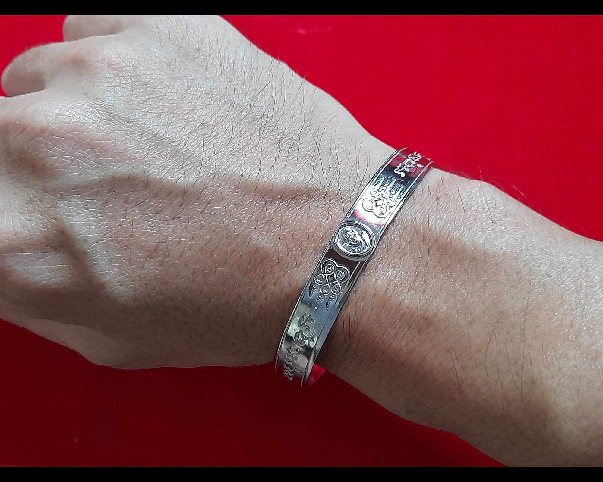 กำไล หลวงพ่อคง วัดบางกะพ้อม เนื้ออัลปาก้า ปี2551 #รับประกันแท้