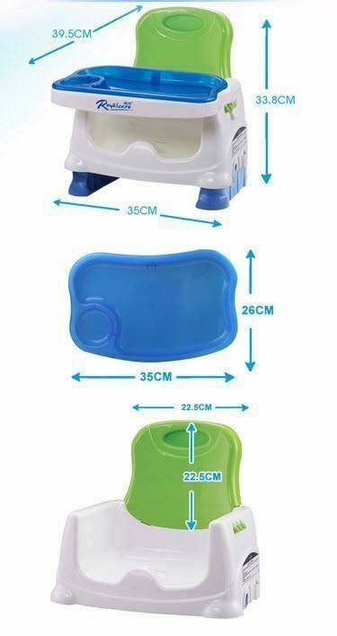 เก้าอี้ทานข้าวพร้อมของเล่นเสริมพัฒนาการ Royalcare Booster Seat Rainforest