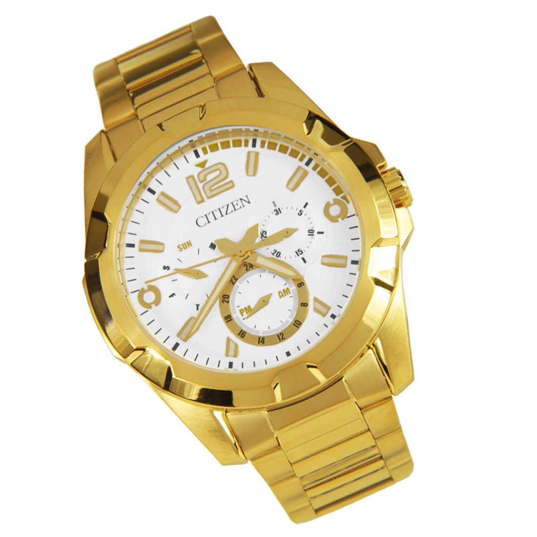 Citizen Analog White Dial Men's Watch-AG8332-56A