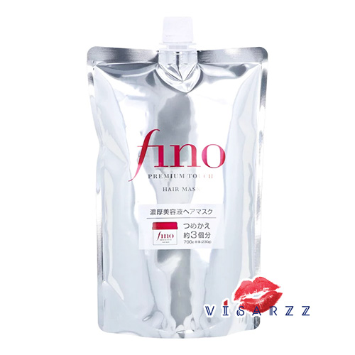 (ถุง Refill) Shiseido Fino Premium Touch Hair Treatment Essence Mask Refill 700g ทรีทเมนต์หมักผมสำหรับผมทำสี ลีบ แห้ง แตกปลาย ทำให้ผมของคุณนุ่มสลวย มีน้ำหนัก เป็นประกาย