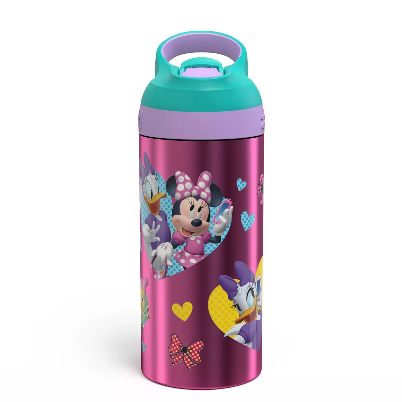 กระติกน้ำเสตนเลสสำหรับเด็ก Zak! Disney Minnie Mouse 19.5 Oz. Stainless Steel Water Bottle