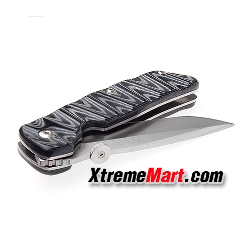 มีดพับ Enlan Bee L01-1 ด้ามจับลายคลาสิก ใบมีดสแตนเลส ระบบ Liner Lock Fine Folding Knife (สีดำ)