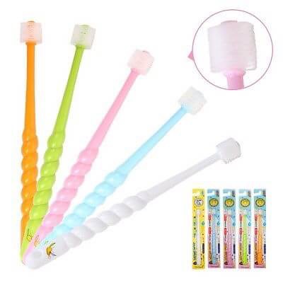 แปรงสีฟัน 360 องศาสำหรับเด็ก STB Higuchi รุ่น Tampopo 360do Brush (Kids)