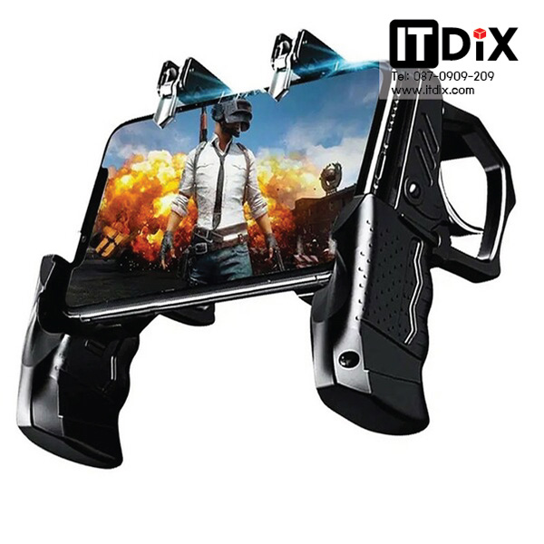 จอยเกมส์มือถือ รุ่น K21 ด้ามจับพร้อมปุ่มยิง เล่นเกมแนว Shooter PUBG Free Fire