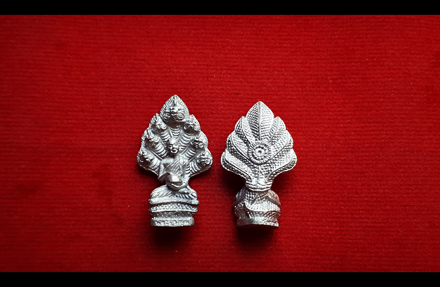 พระอุปคุต พญานาคปรก7หัว เนื้อโลหะชนวนรวมแร่ (ขนาดพกพา ห้อยคอ) #รับประกันแท้ - หลวงพ่อหนุน วัดพุทธโมกข์