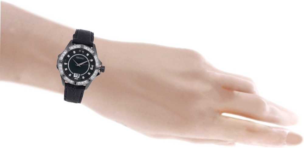 Seiko Lord Analog Green Dial Women's Watch SUR805P1
