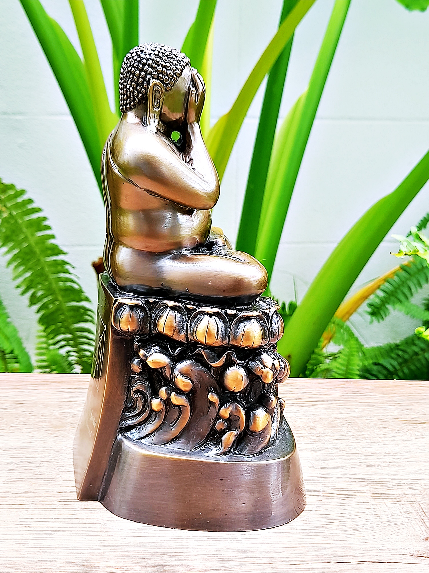 รูปหล่อ พระปิดตา เนื้อทองเหลือง (หลังยันต์มหาเศรษฐี คาถาเงินล้าน) (ขนาด หน้าตัก3นิ้วครึ่ง ฐาน5นิ้ว สูง7นิ้ว) ปี2560 #รับประกันแท้ - หลวงพ่อเล็ก วัดท่าขนุน และพระเกจิในสายศิษย์หลวงพ่อฤาษีวัดท่าซุง (ปลุกเสกออกวัดเขาวงศ์)