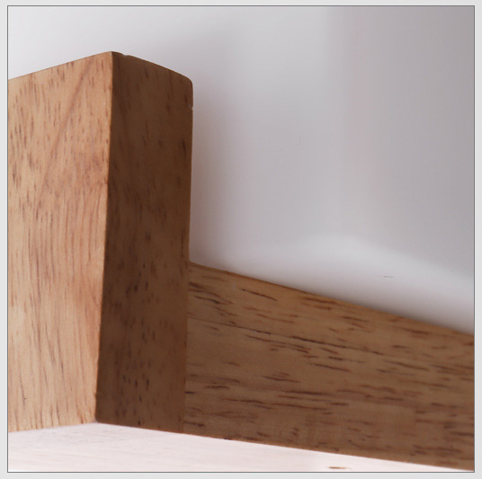 โคมไฟติดผนังไม้โมเดิร์น โป๊ะสี่เหลี่ยม 18x12cm รุ่น W6017