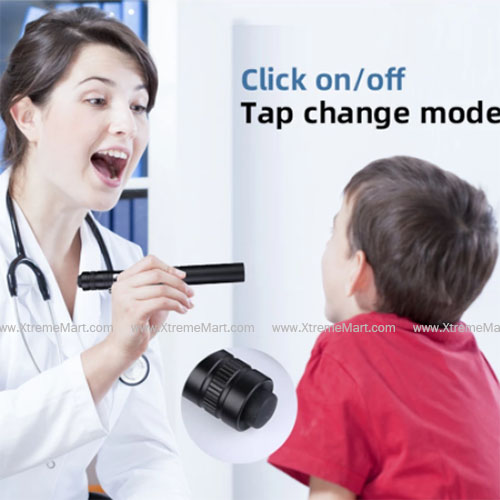 ไฟฉายปากกา SUPFIRE ML01 แสงขาว+แสงเหลือง LED Flashlight สำหรับทางการแพทย์ - Black