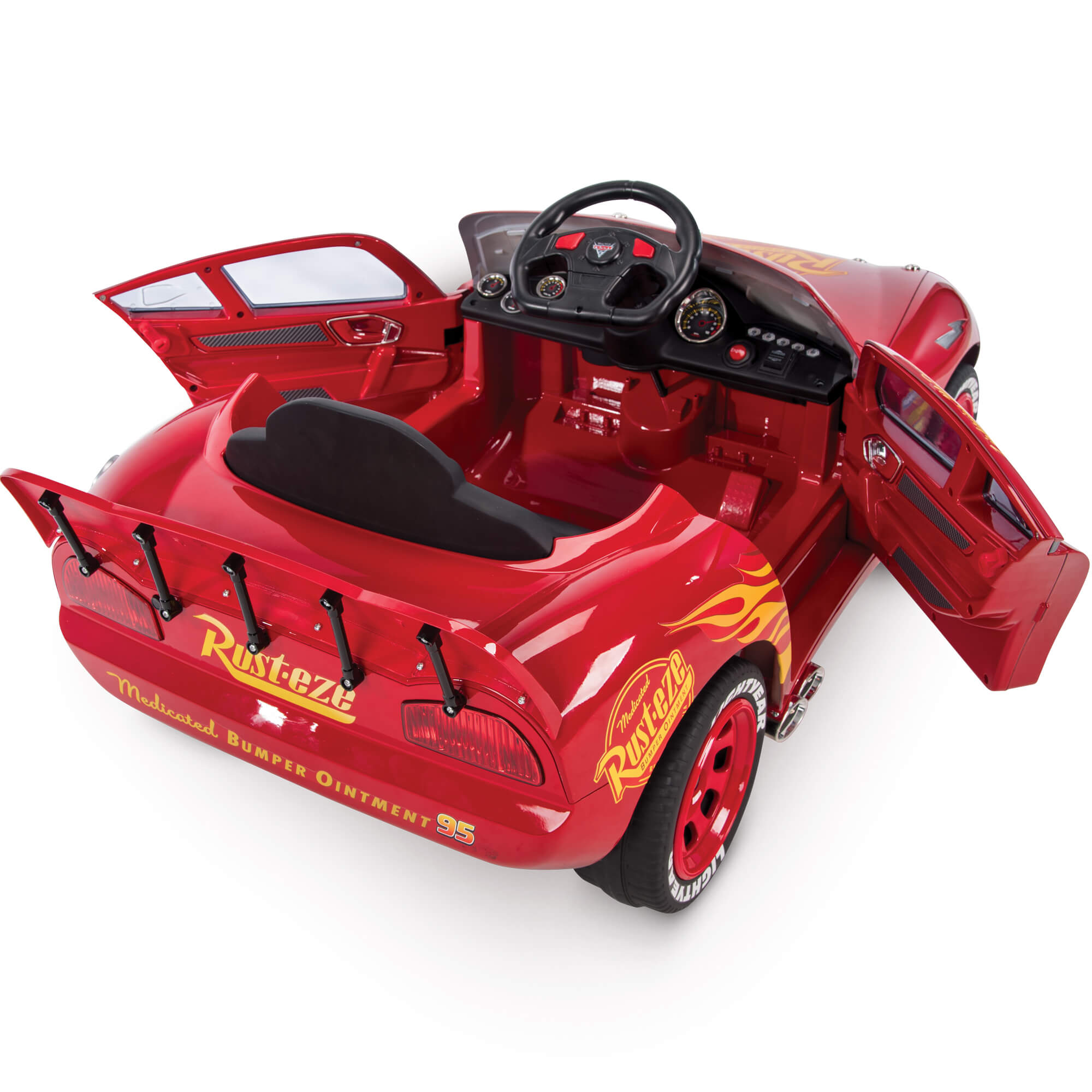 รถแบตเตอรี่สุดเท่ห์สำหรับเด็ก Huffy Disney Cars 3 Lightning McQueen 6V Battery-Powered Ride-On