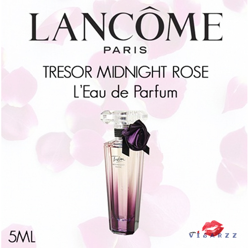(Teter no box) Lancome Tresor Midnight Rose EDP 5mL กลิ่นหอมหวานของกลีบกุหลาบ ดั่งรักแรกที่แฝงด้วยความบริสุทธิ์แสนเย้ายวน