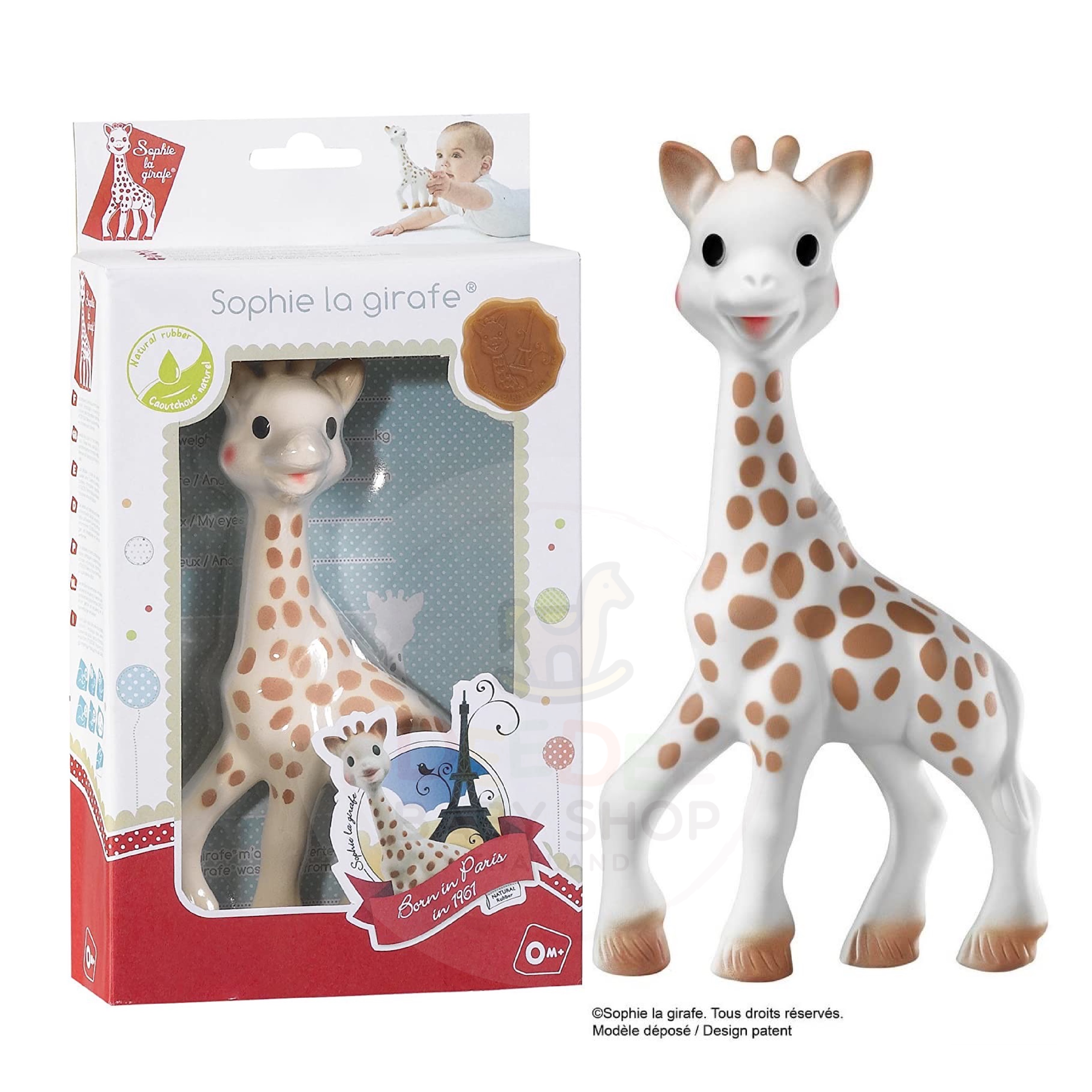 ยางกัดยีราฟโซฟีปลอดสารพิษ Vulli Sophie la Girafe "Fresh Touch"