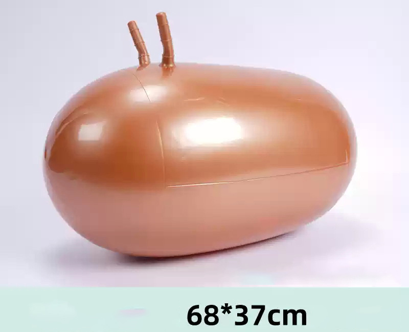 ทรงถั่ว ลูกบอลกายภาพบำบัด ฝึกการทรงตัว Peanut Ball with Pump