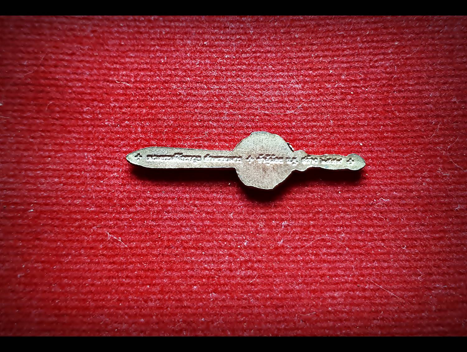 พระขรรค์ จักราวุธกำราบมาร มหาสะท้อน (ขนาดเล็ก) เนื้อทองแดงรวมมหาชนวน ปี2559