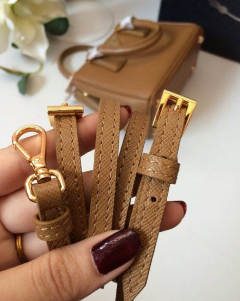 กระเป๋า pd saffiano double zip mini crossbody