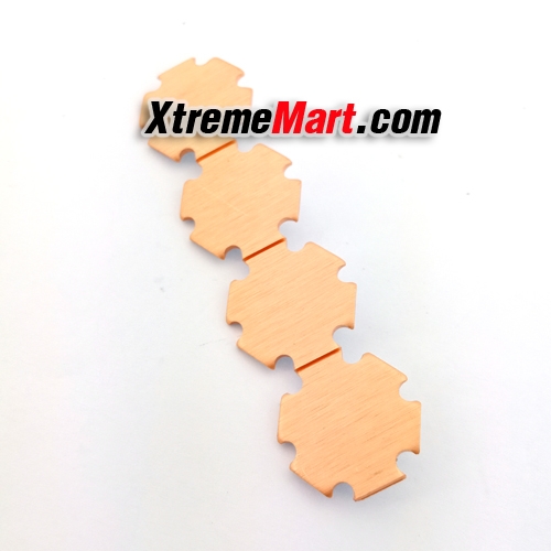 หลอด LED XLamp Cree XHP-50 6V แสงสีขาว 6000K ฐานทองแดง 20mm