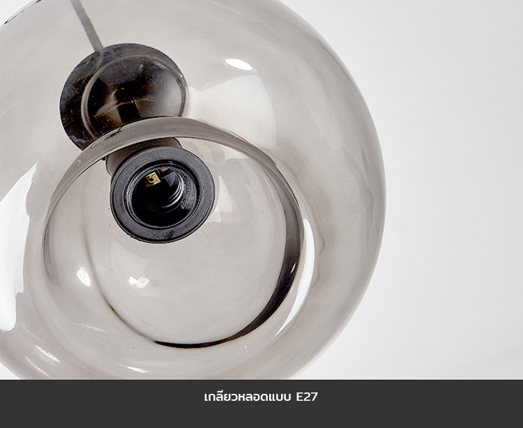 โคมไฟแขวนเพดานแก้วสไตล์ Nordic [PLB028A]