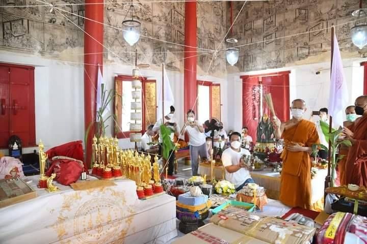 วัวธนู (งานปั้นมือ ปั่นจากคลั่งไม้ ลงรัก ฝังตะกรุดที่ก้น ดีนอกดีในตามสูตร) ปี2564 #รับประกันแท้