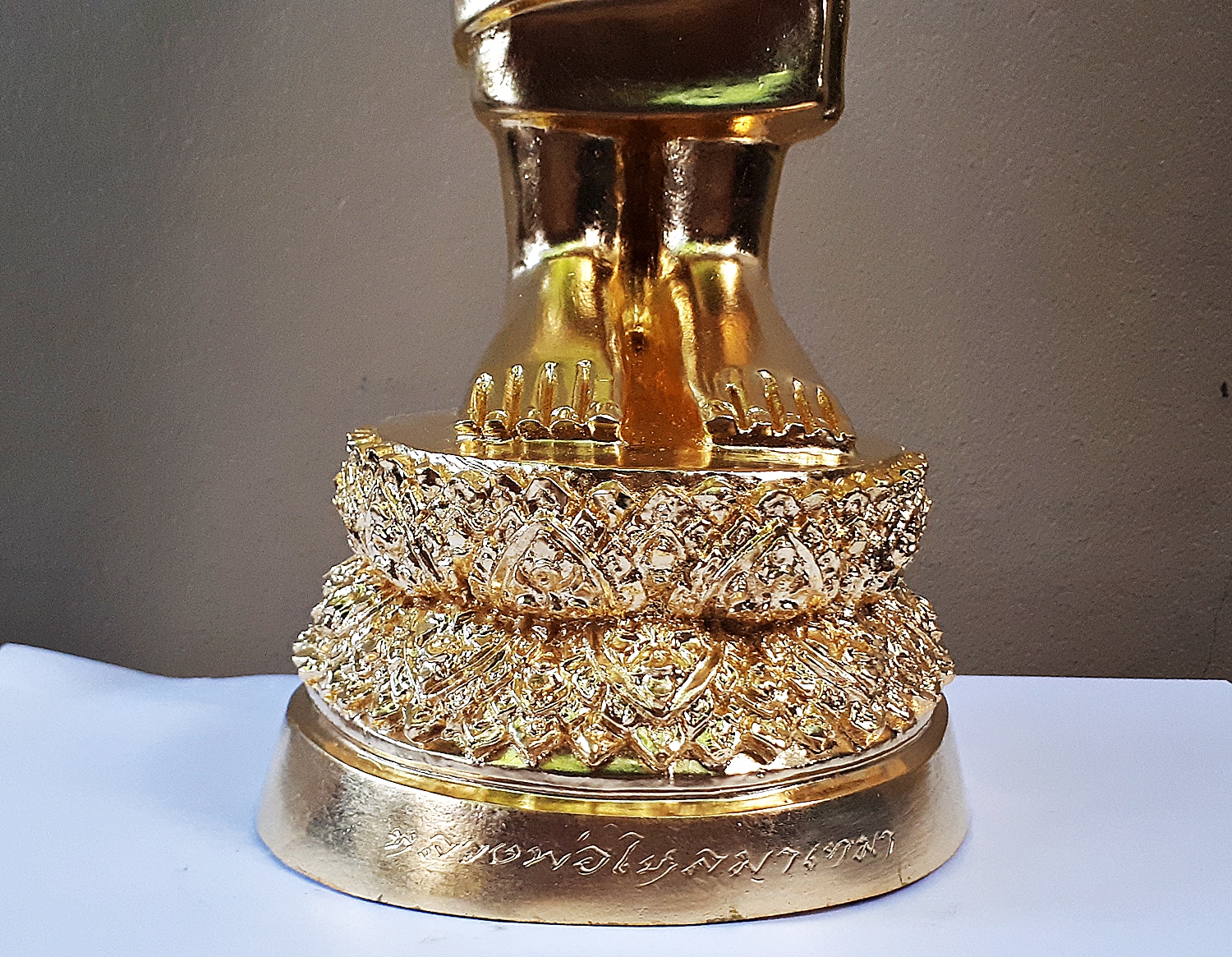 รูปหล่อ พระพุทธ หลวงพ่อไหลมาเทมา(สมเด็จองค์ปฐม ปางอุ้มบาตร อุดมสมบูรณ์มหาลาภ) - เนื้อทองเหลือง ปิดทองแท้ (องค์ใหญ่ขนาดตั้งบูชา สูง26นิ้ว) ปี2563 #รับประกันแท้ - หลวงพ่อเล็ก วัดท่าขนุน เป็นประธานปลุกเสกอฐิษฐานจิต