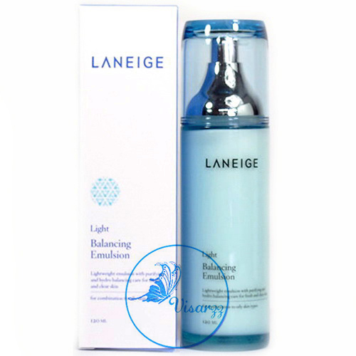 (ลดพิเศษมากกว่า 40%) Laneige Balancing Emulsion for Light 120mL อิมัลชั่นเนื้อเนืยนนุ่มพร้อมประสิทธิภาพในการปกป้องผิวชั้นนอกเพื่อผิวสุขภาพดี