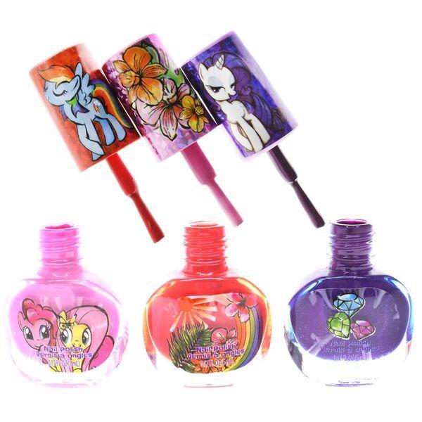 ชุดสีทาเล็บปลอดสารพิษสำหรับเด็ก TownleyGirl My Little Pony 18-Pack Nail Set