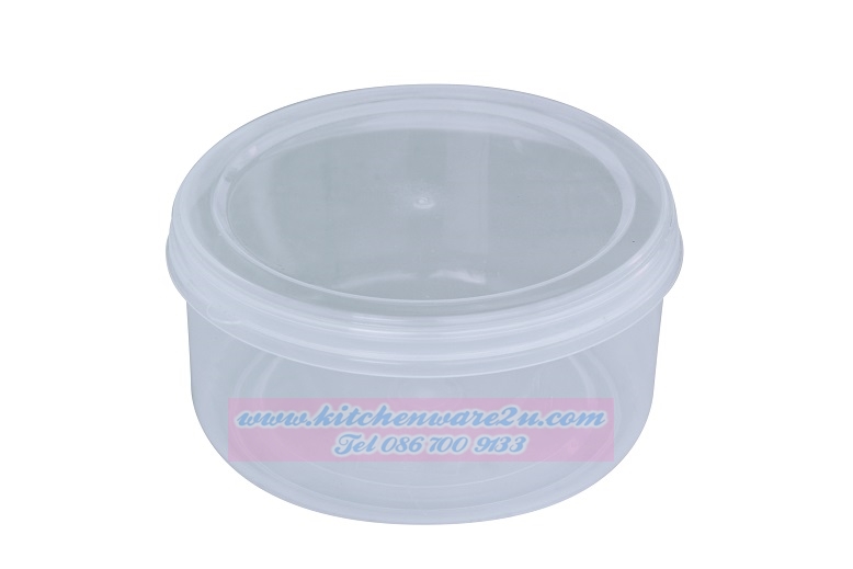 P00417 กล่องเวฟกลม (16*16*8.5 ซม.) (ราคาส่งต่อ 1 โหล:12 ใบ)