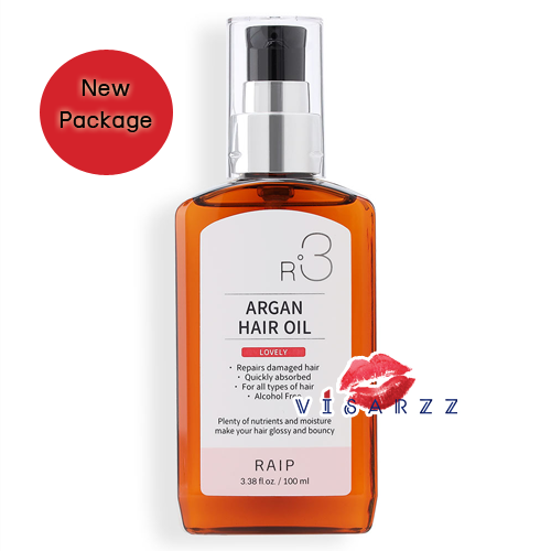 (#Lovely) RAIP R3 Argan Hair Oil 100mL ออยล์บำรุงสุดปังจากเกาหลี เนื้อออยล์บางเบา ไม่เหนียวเหนอะ ซึมลงเส้นผมได้ไว เหมาะกับคนหนังศีรษะมันง่าย อ่อนโยน สกัดจากธรรมชาติ 100% ใช้แล้วผมหอมนุ่ม หวีง่าย ไม่พันกัน ให้ผมสลวยสวยเป๊ะราวกับเพิ่งออกมาจากซาลอน