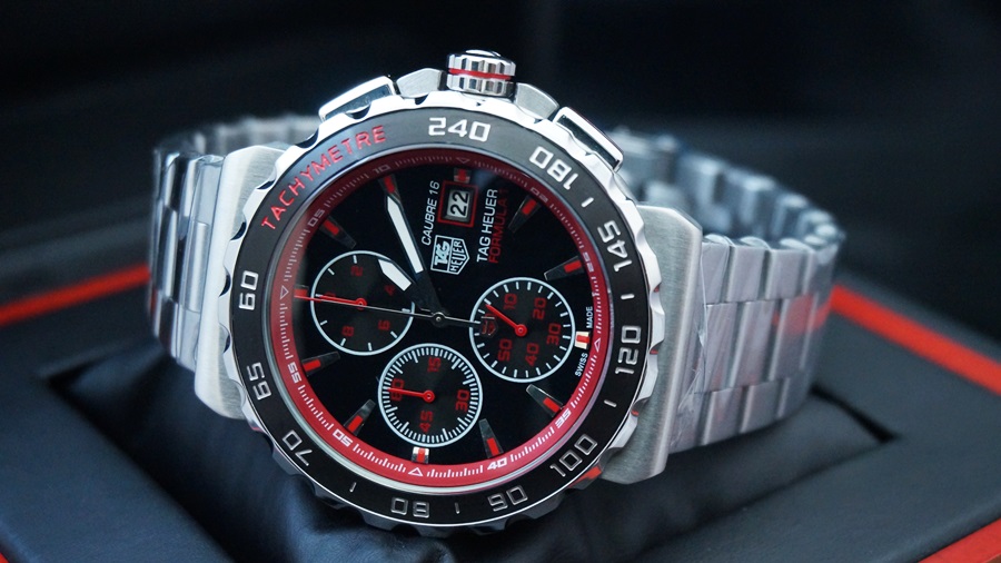 นาฬิกา TAG Heuer Formula 1 Chonograph ขอบแดง งานเนียนบอดี้สวิส สวยขั้นเทพ