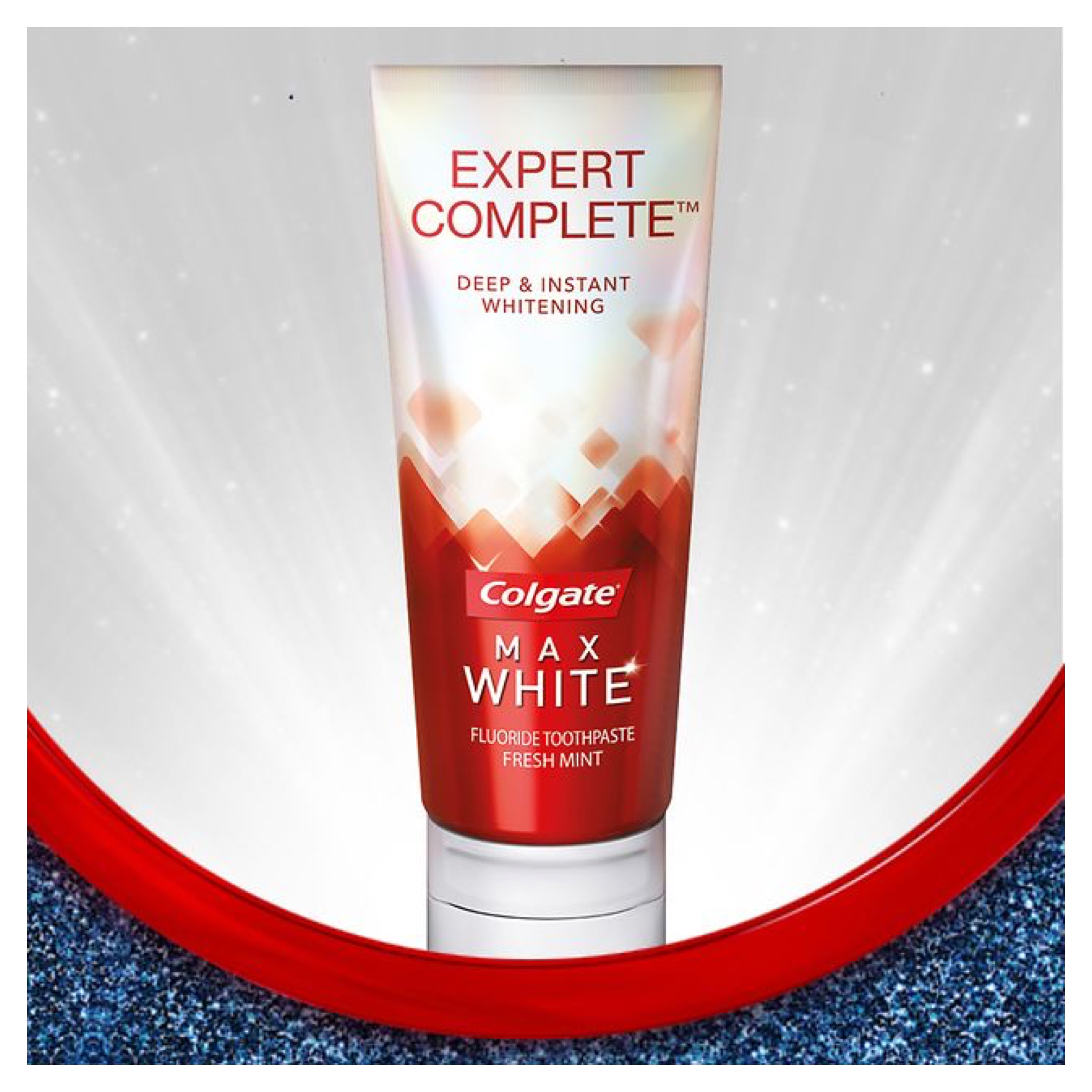 ยาสีฟันสูตรไวท์เทนนิ่งสำหรับผู้ใหญ่ Colgate Max White Expert Complete Toothpaste
