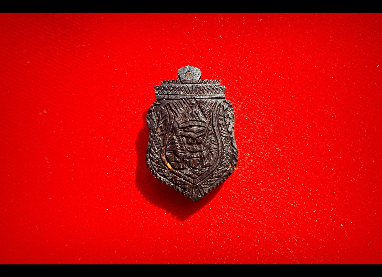 ราหู กะลาตาเดียวแกะ (พิมพ์เล็ก) ปี2561 - หลวงพี่เก่ง วัดท่าเสา