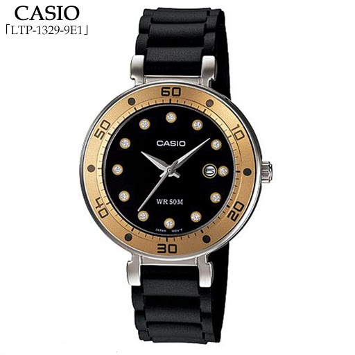 Karnvera Shop นาฬิกาข้อมือผู้หญิง Casio Standard Analog Woman Watch LTP-1329-9E1 (สินค้าราคาพิเศษ ไม่มีกล่อง)
