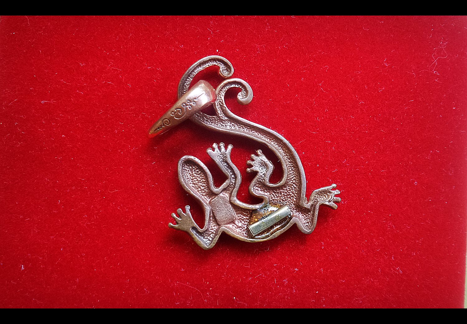 จิ้งจกญาณวินโย 50 เนื้อ นวะโลหะ หลวงพ่อเณร วัดทุ่งเศรษฐี