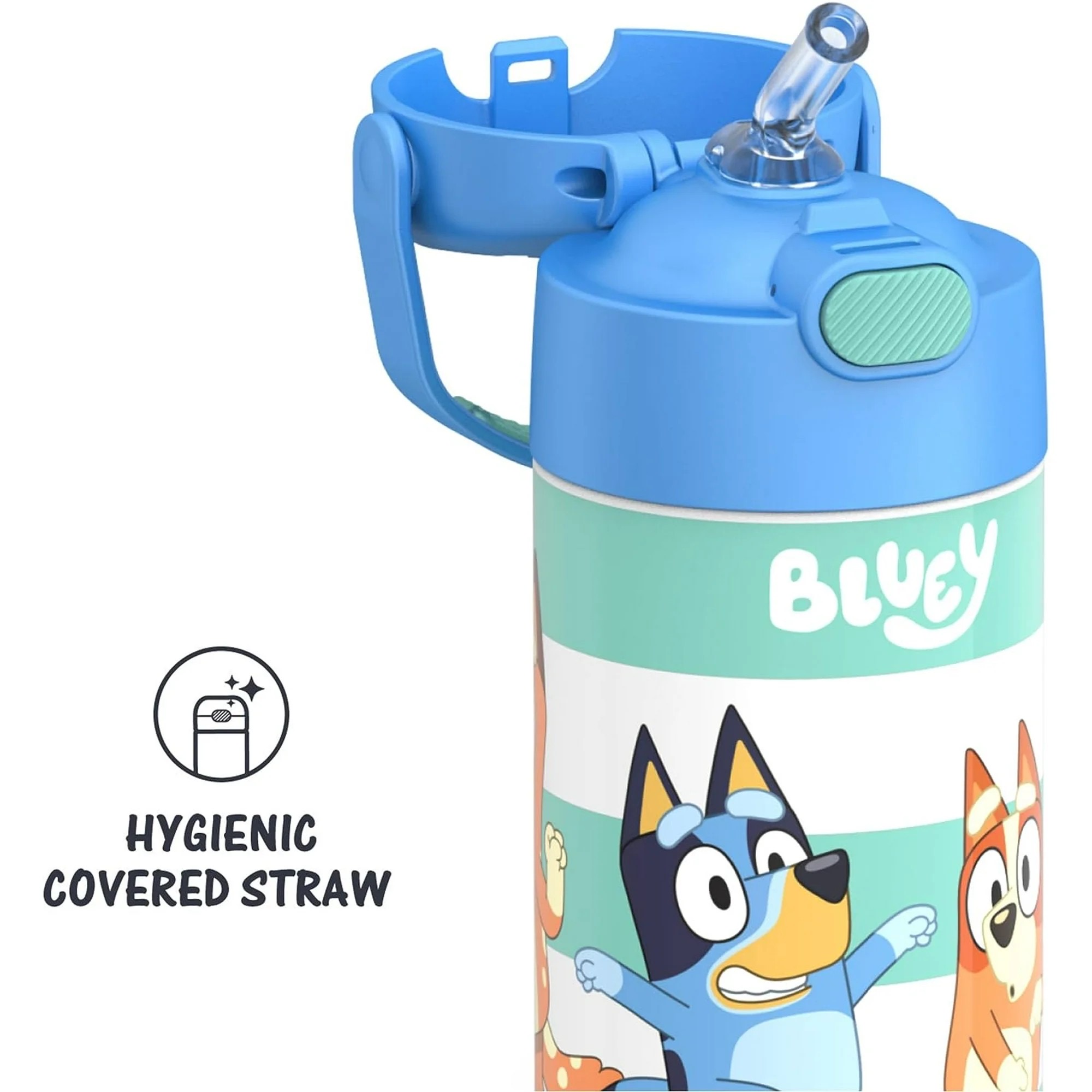 กระติกน้ำสเตนเลสรักษาอุณหภูมิ Thermos Bluey FUNtainer Vacuum Insulated Stainless Steel Bottle 12OZ with Bali Handle