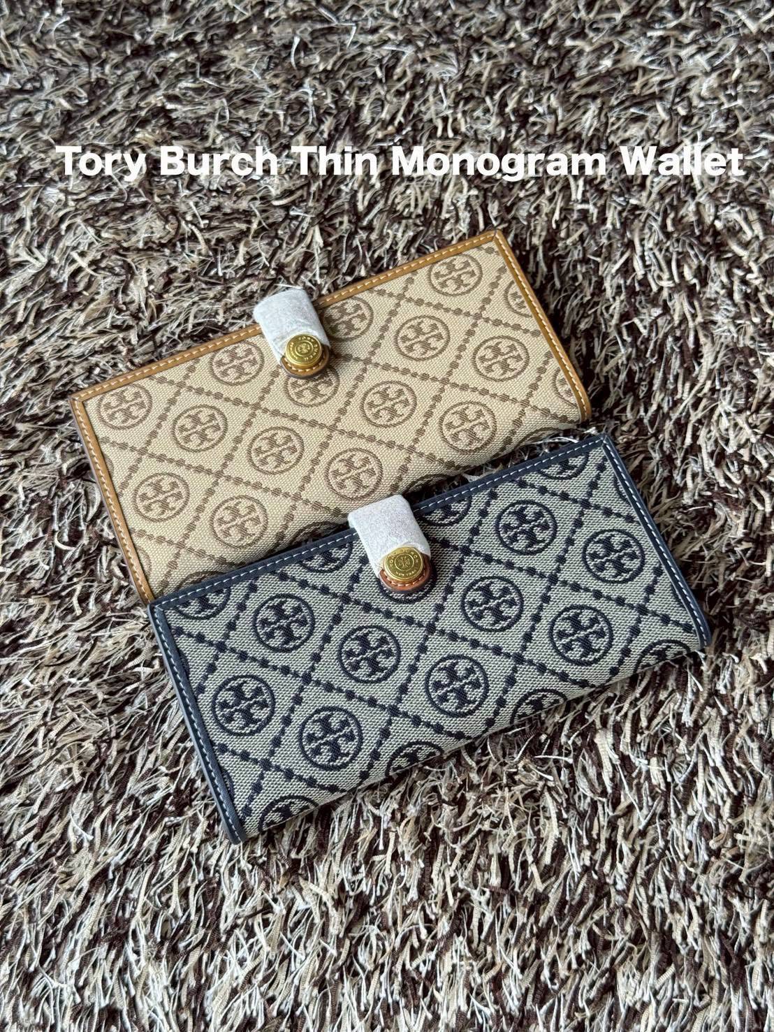 Tory Burch Thin Monogram Wallet (แอดไลน์ก่อนสั่งซื้อ)